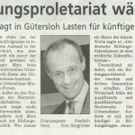 Westfalen-Blatt, Wirtschaftsteil, 26.11.2009